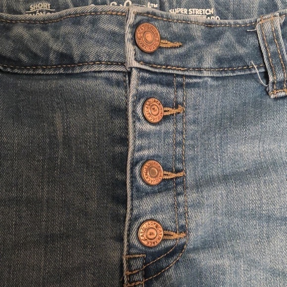 Cat & Jack denim shorts with ruffle . xl (14-16) - Picture 3 of 5